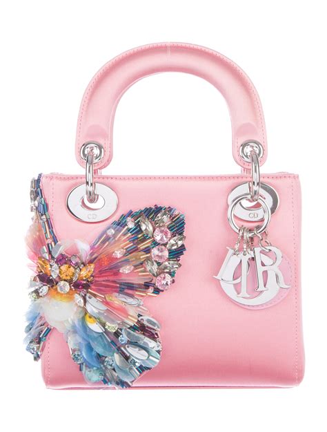 lady dior bag butterfly